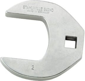 Stahlwille CROW-FOOT-Schlüssel heavy-duty SW.5/8" Innen-4kant 3/8" Farbe: Silber, Länge: 45 mm - Bild 1