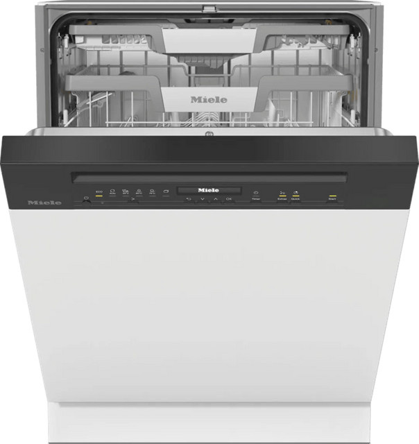 Miele G 7210 SCi Teilintegrierter Einbau-Geschirrspüler in Schwarz mit Automatik-Türöffnung und Aquastop, Breite: 60 cm - Bild 1