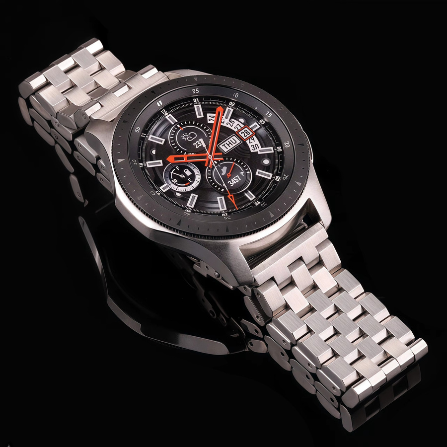 ChronoLink Uhrenarmband Edelstahl, silber, Unisex - Bild 2