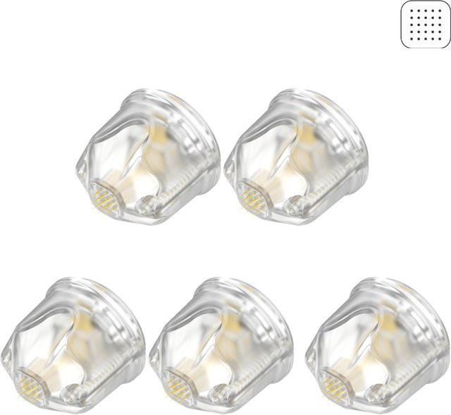 TOMTOP JMS Bio Roller Q2 Ersatzköpfe, 5er Pack, 25pin, transparent, Unisex - Bild 1