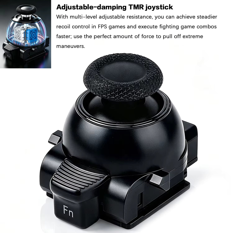 Besavior Einstellbares Dämpfungs-TMR-Joystick-Modul in Schwarz als Plug&Play Ersatz-Daumenstick für den PS5 Edge Controller - Bild 7