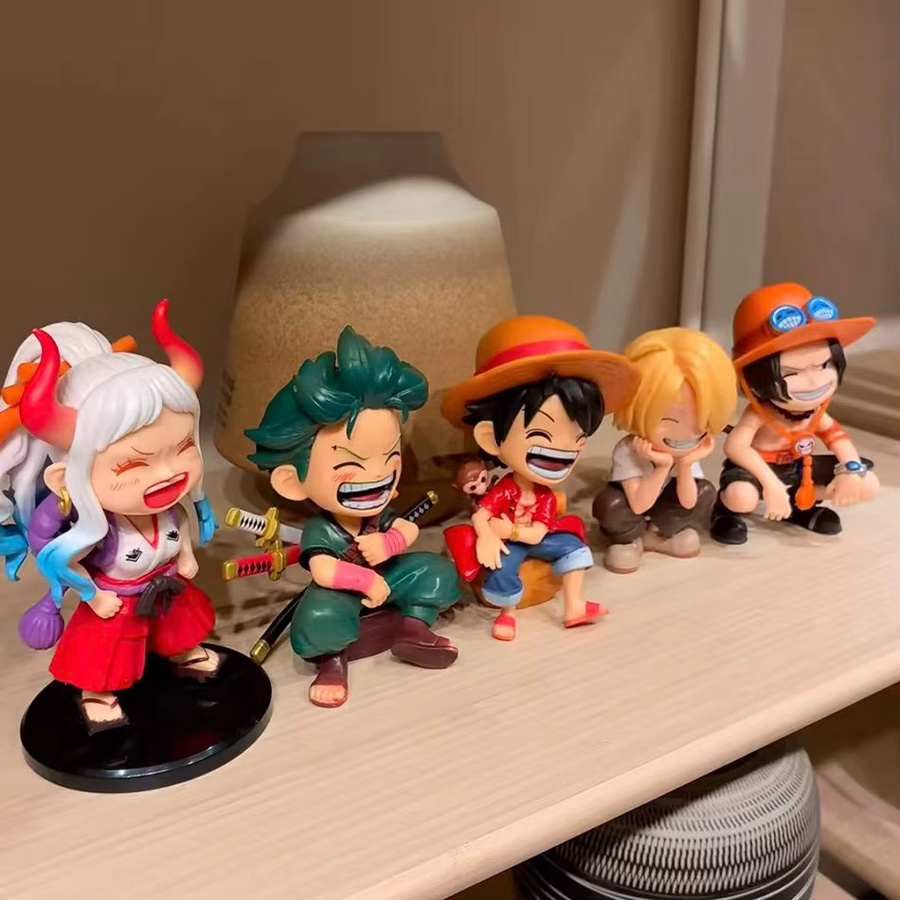 Bandai One Piece Actionfiguren, Q-Version, Einzelfigur, 5-teiliges Set - Bild 4