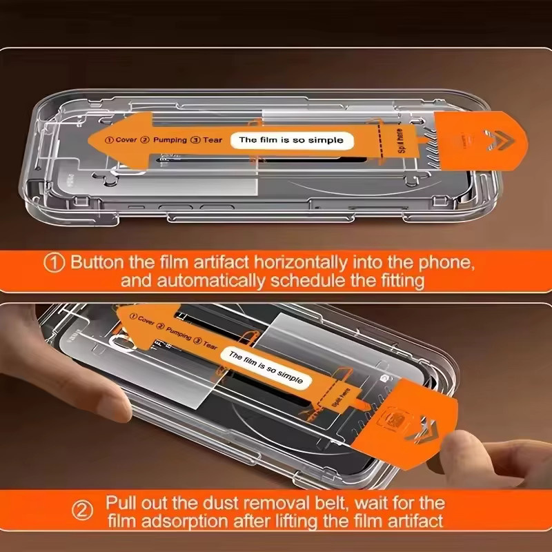 Anti-Spionage Displayschutzfolie aus gehärtetem Glas für Xiaomi Poco X7 Pro X6 M7 M6 Pro X5 X4 X3 F7 F6 F5 F3 M5 M4 M3 M2 C65 C75, staubfrei, transparent - Bild 6
