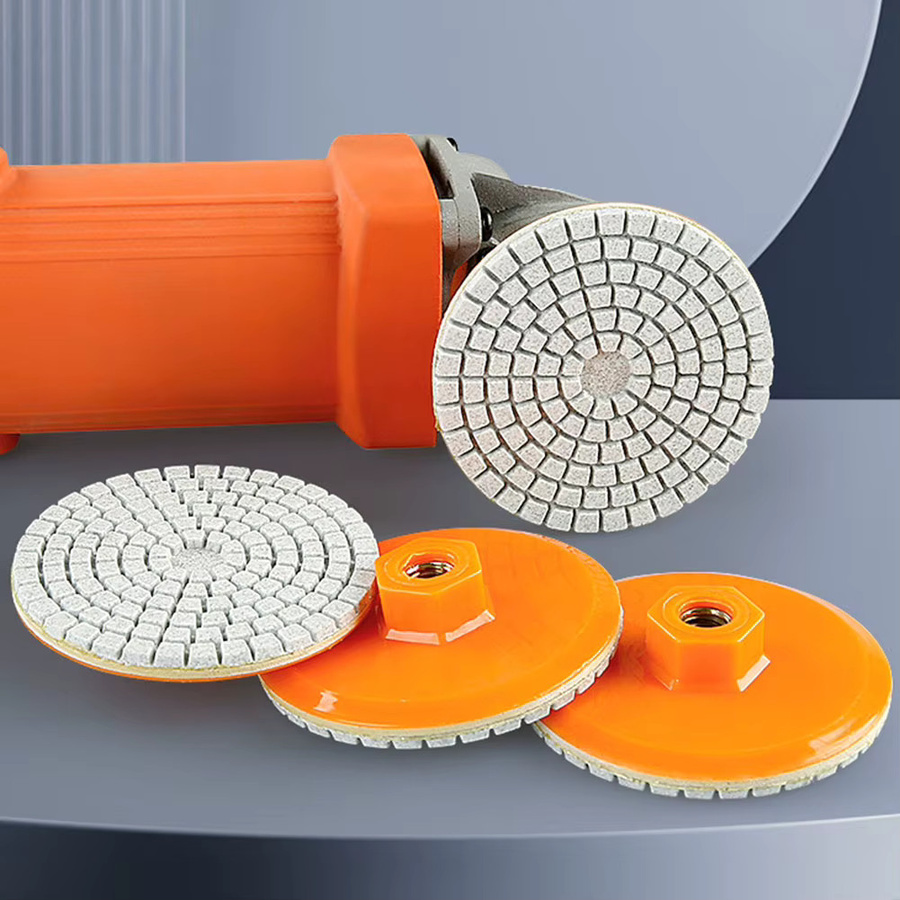 DAZZLEEX Polierpad für Nass- und Trockenschleifen, 80 mm Durchmesser, Schleifscheibe für Marmor, Granit, Beton und Stein-Arbeitsplatten - Bild 3