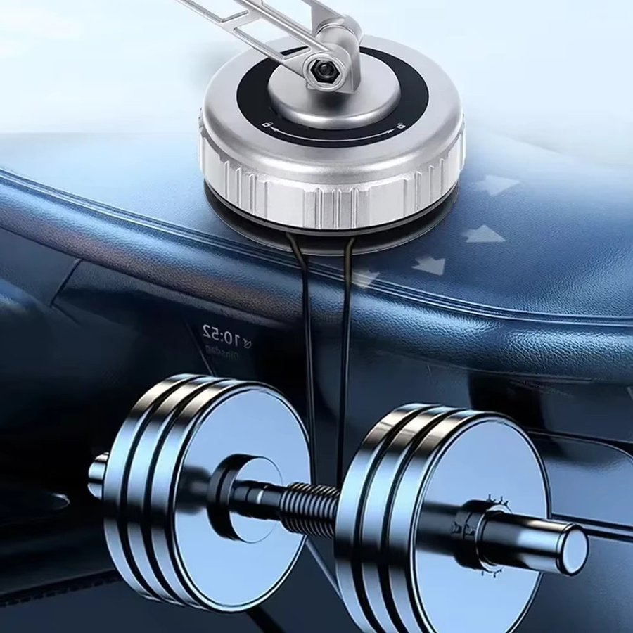 Kebidumei Magnetischer Telefonhalter in Silber mit Vakuumsauger und 360-Grad-Drehung für das Auto-Armaturenbrett - Bild 3