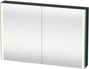 Duravit XSquare Universal-Spiegelschrank mit 2 Türen und LED in Blau s-matt, B/H/T: 120 x 80 x 15,5 cm - Bild 1