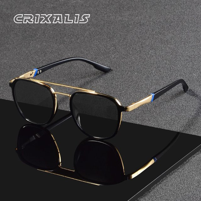 CRIXALIS Sonnenbrille Aviator, Vollrand, schwarz, polarisiert, Unisex - Bild 1