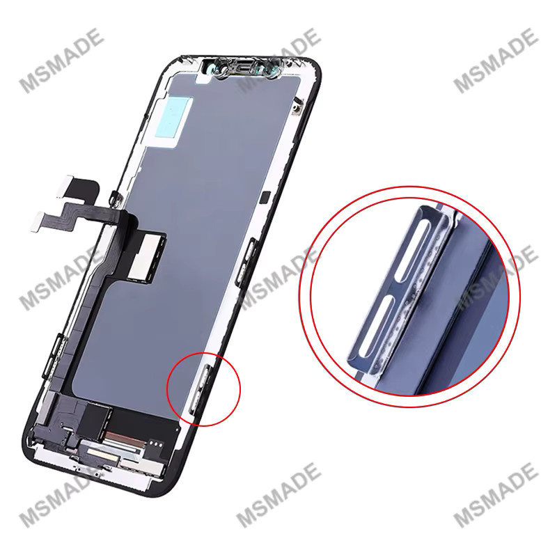 MSMADE OLED Display für iPhone 12 Pro Max, 13 Pro Max, 14 Plus, 13 Mini, 12 Mini und 15 in Schwarz mit 3D Touchscreen Digitizer - Bild 3