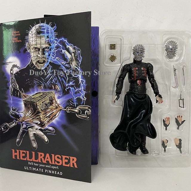 NECA Hellraiser Ultimate Pinhead Actionfigur in Schwarz aus PVC - Bild 1