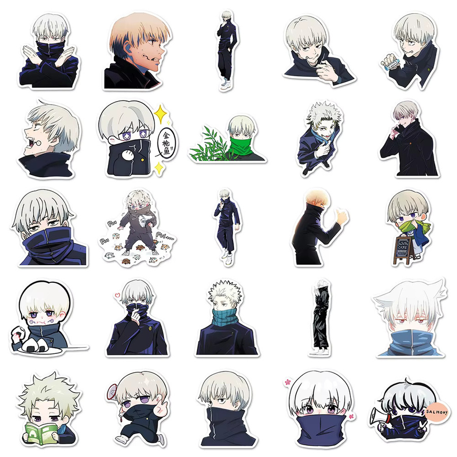 Bandai Jujutsu Kaisen Aufkleber, Manga Charakter, Bunt / Mehrfarbig - Bild 4