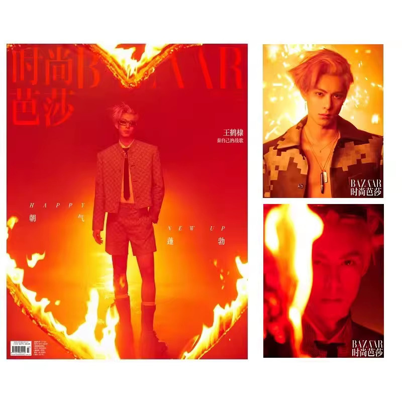 Wang Hedi Harper's Bazaar Magazine Cover Kunstsammlungsbuch mit Fotoalbum und Insider-Aufnahmen - Bild 2