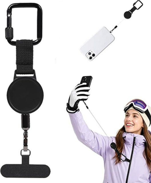 Diebstahlsichere Outdoor-Handyhülle mit einziehbarer Anti-Verlust-Schlaufe für Apple iPhone 16 E - Bild 1