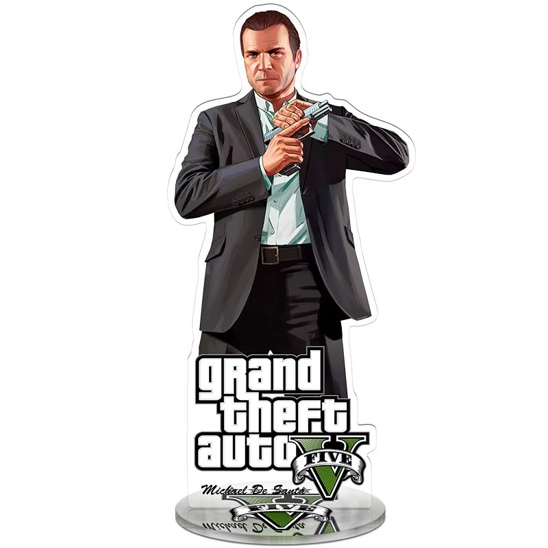Bandai GTA 5 Grand Theft Auto V Acryl-Figur Displayständer, Zubehör - Bild 3