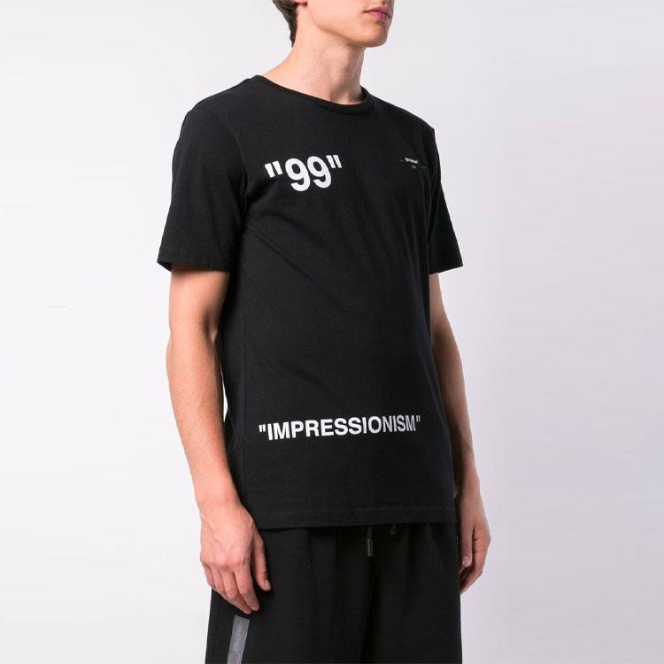 Off-White Ice Man Kurzarm-T-Shirt, Schwarz, Herren - Bild 2