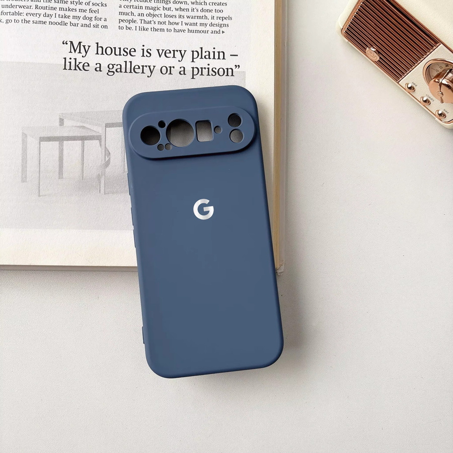Magnetische Flüssigsilikon Schutzhülle für Google Pixel 11 Pro XL 10 9 8 7 6 A in Schwarz - Bild 1