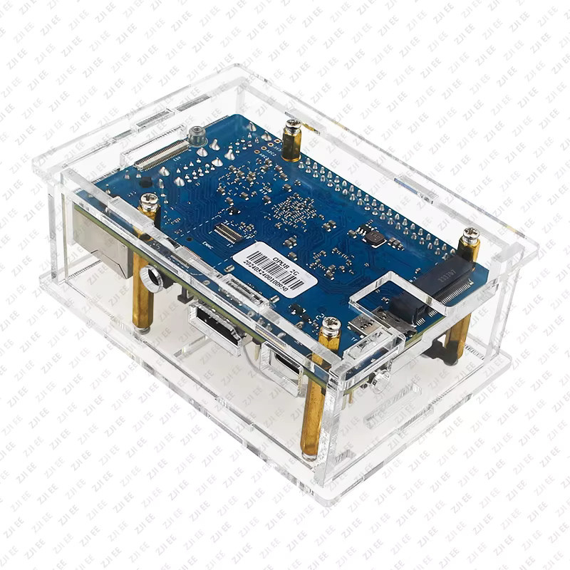 Orange Pi 3B Einplatinen-Computer mit Rockchip RK3566, WiFi 5, Bluetooth 5.0 und Gigabit LAN für Android, Linux und OpenHarmony OS - Bild 3