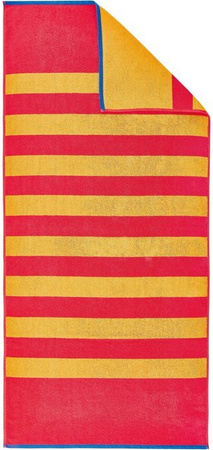 Dyckhoff Strandtuch Stripes in Rot, B/L: 80 x 180 cm