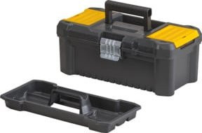 Stanley Essential Werkzeugbox aus Kunststoff und Metall in Schwarz, 12,5 Zoll - Bild 3