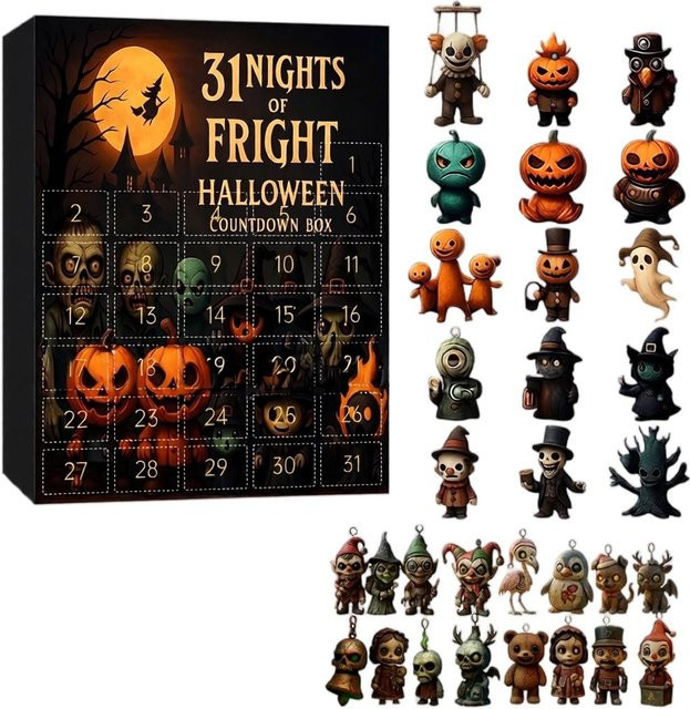 Halloween Countdown-Kalender KatieKatie mit 31 Tagen Überraschungen, Mehrfarbig, Tischdeko aus Kunststoff - Bild 1