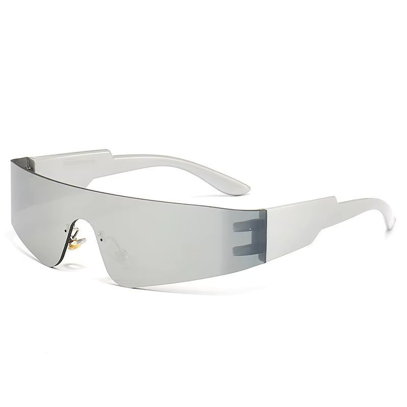 DIXSG Sonnenbrille randlos, rechteckig, Damen, verspiegelt - Bild 5