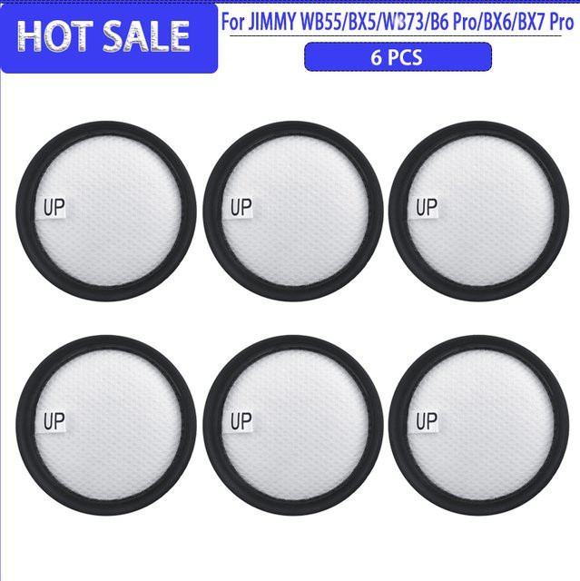 Waschbarer Ersatzfilter von OSSIEAO in Weiß für Jimmy WB55, BX5, WB73, B6 Pro, BX6 und BX7 Pro Staubsauger Zubehör - Bild 1