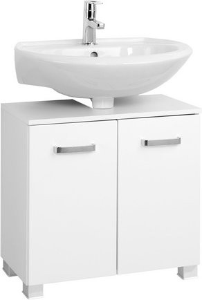 HELD MÖBEL Waschbeckenunterschrank Bologna in Weiss mit Soft-Close-Türen, B/H/T: 60 x 54 x 35 cm - Bild 1