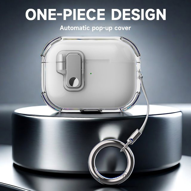AKABEILA Transparente TPU Schutzhülle mit Switch Lock für AirPods Pro 2, AirPods 4, 3, 2 und 1 - Bild 1