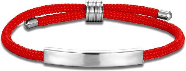 YULIN Alarmarmband Edelstahl, rot, Unisex - Bild 1