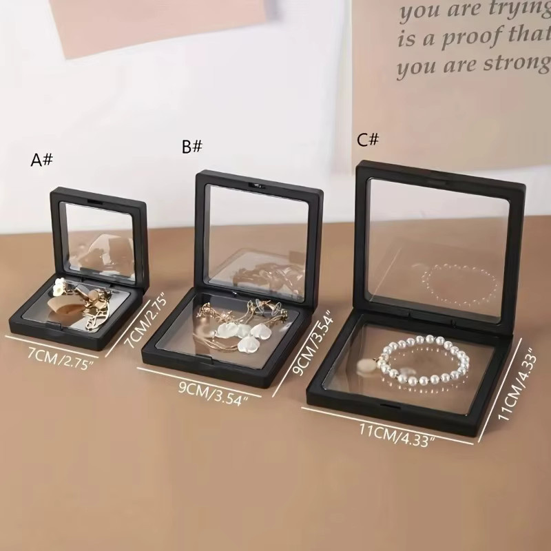 Schmuck Aufbewahrungskoffer, transparent, Kunststoff - Bild 5