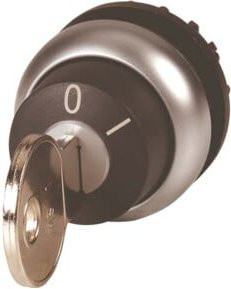 Eaton Schlüsseltaste mit 2 Stellungen in Schwarz IP66 M22-WRS-MS10-A1 - Bild 1