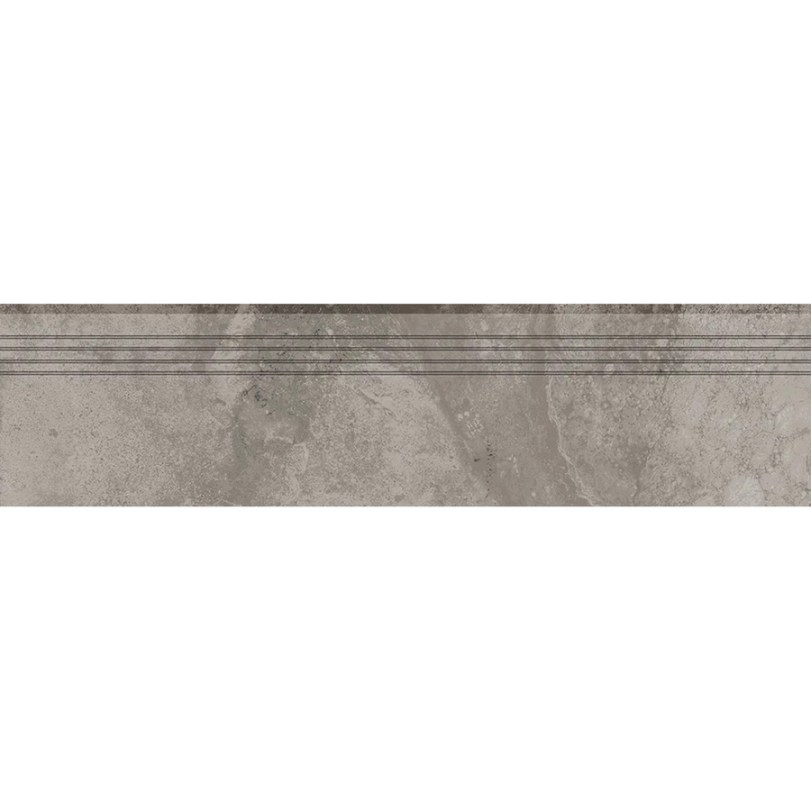 Feinsteinzeug Trittstufe Massa von UNITED TILE UND MOSAIC in Anthrazit, glasiert und Lappato, Rektifiziert, Breite: 30 cm, Länge: 120 cm - Bild 2