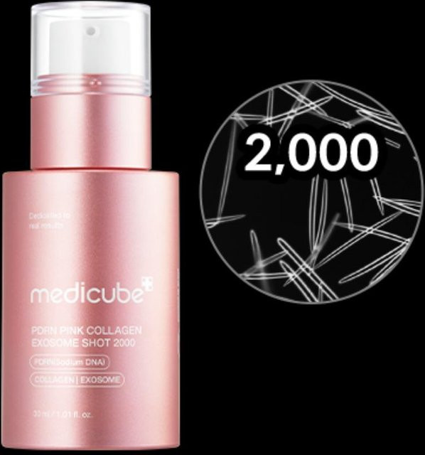 MEDICUBE PDRN Pink Exosome Shot Serum, 30 ml, mit Kollagen - Bild 1