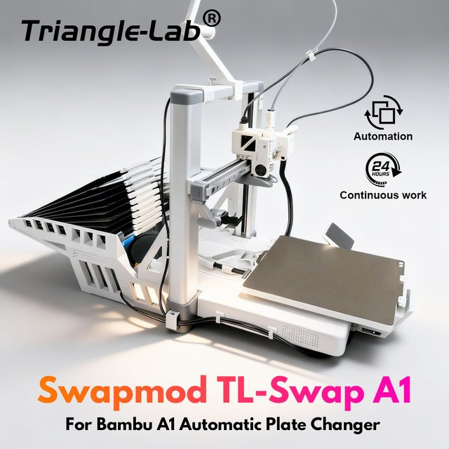 Trianglelab Swapmod TL-Swap A1 Automatisches Plattenwechsel-Kit für BambuLab A1 3D-Drucker zur Automatisierung von 3D-Druck-Farmen - Bild 1