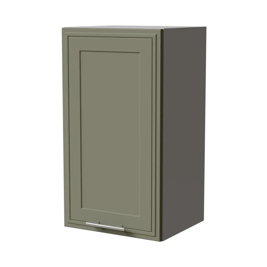 Feldmann-Wohnen Hängeschrank Salo in Grau und Reed Green Matt mit Kassettenoptik, B/T/H: 40 x 32,5 x 72 cm - Bild 2