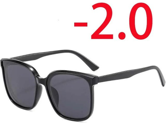 Sonnenbrille, Unisex, Vollrand, Square, Kunststoff, Schwarz - Bild 1