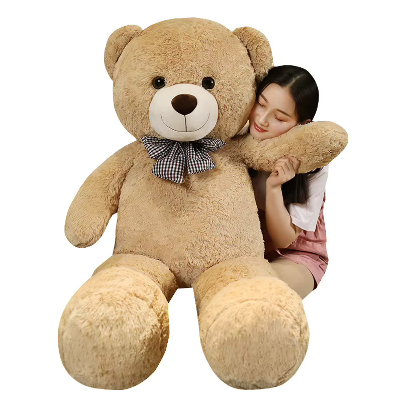 TotoJay Teddybär Plüschtier, Weiß, Rosa, Braun, 105cm - Bild 4
