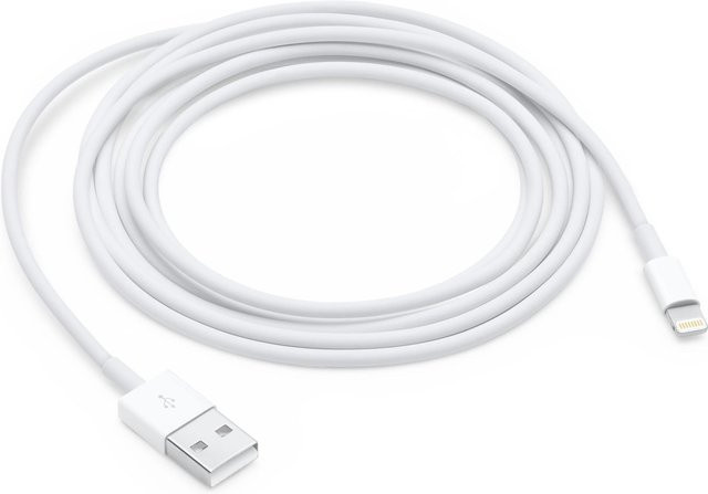 Apple Lightning auf USB-A Kabel in Weiß, 2 m - Bild 1