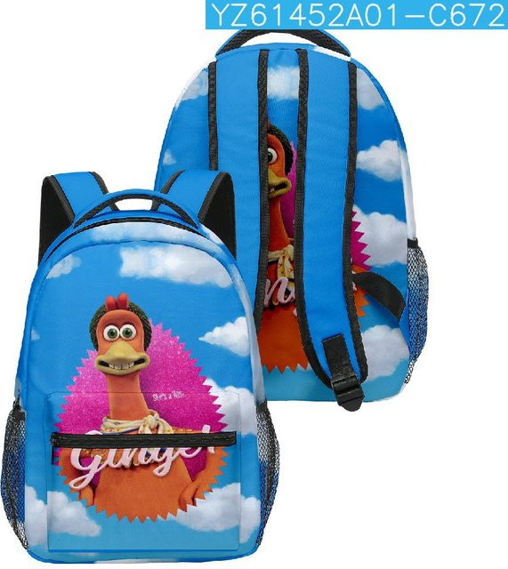 Fancy Style Studio Rucksack mit 3D-Druck für Jungen und Mädchen, wasserdicht, Blau - Bild 1