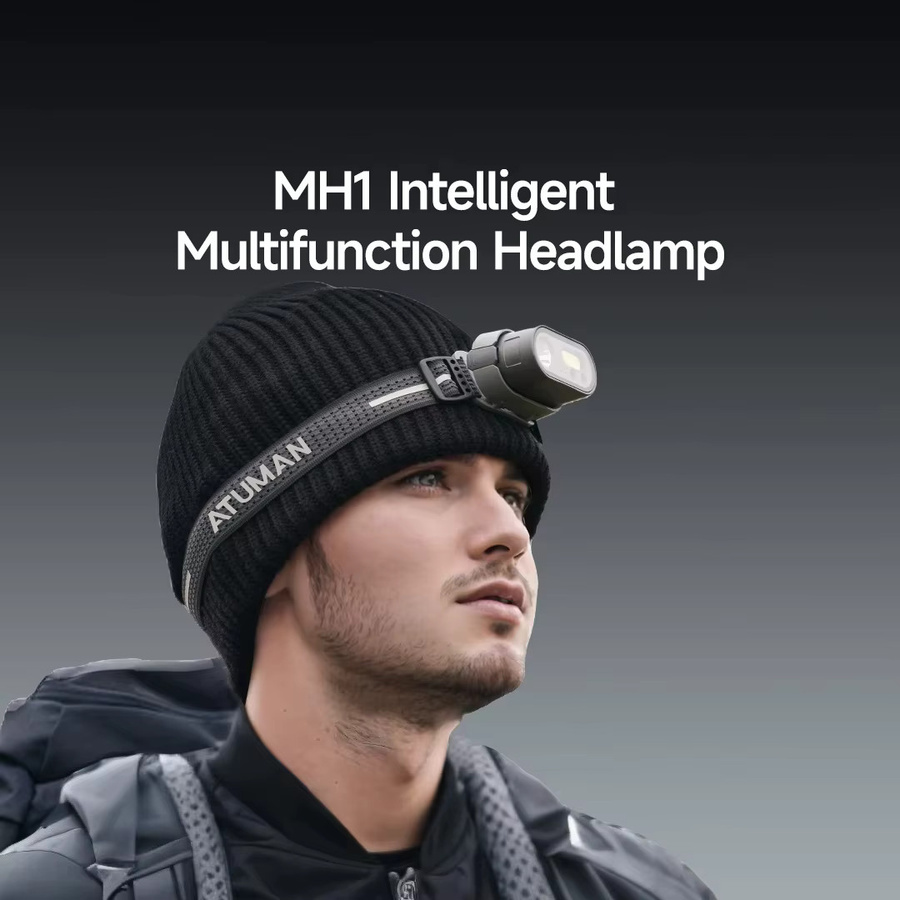 DUKA ATuMan MH1 Multifunktionales Stirnlampen-Set mit wiederaufladbarem Akku für Outdoor, Camping und Arbeit - Bild 2