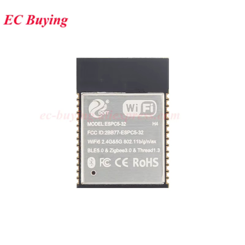 Espressif ESP32-C5-DevKit Entwicklungsboard-Modul mit Dual-Band WIFI6, Bluetooth BLE5.0 und Zigbee in Schwarz - Bild 2