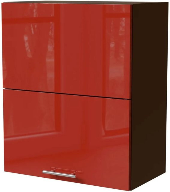 Feldmann-Wohnen Klapphängeschrank Brerra W8B/60-AV in Lava Karminrot Hochglanz, B/T/H: 60 x 32,5 x 72 cm - Bild 1
