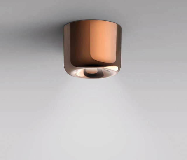Serien Lighting Cavity Ceiling S LED-Deckenstrahler in Bronze mit Glas-Streuscheibe, dimmbar, warmweiß 2700K - Bild 1
