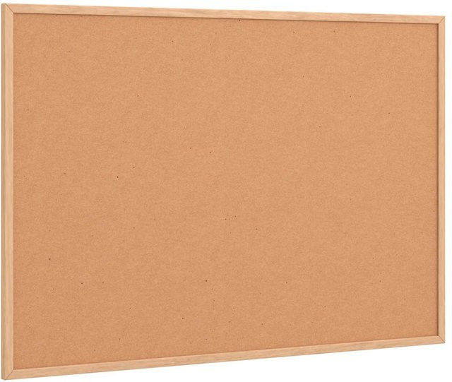 Korktafel Yiwydaa mit massivem Kiefernholzrahmen in Braun, Breite: 80 cm, Höhe: 55 cm - Bild 1