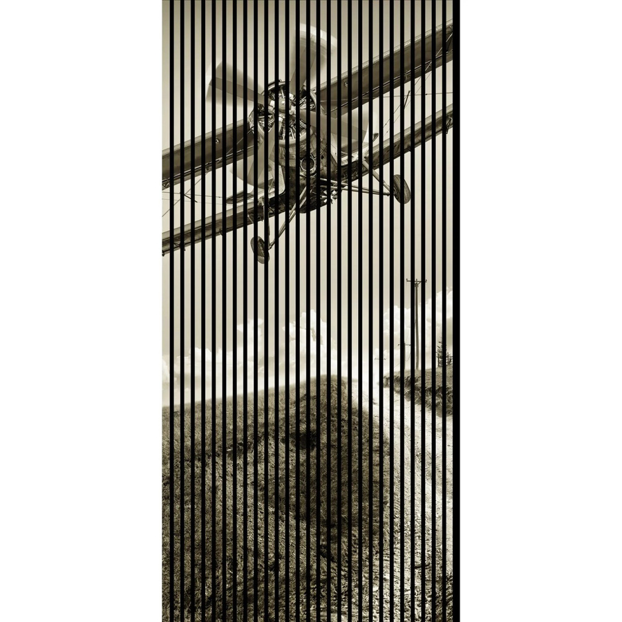FN Acustico Akustikplatte Flieger 2 in Bunt aus PET und MDF, H x B x T: 2.400 x 1.133 x 19 cm - Bild 2