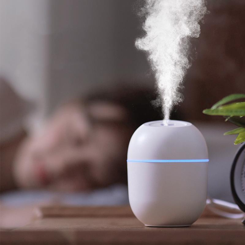 SEEQS Ultraschall-Luftbefeuchter und Aroma Diffusor für ätherische Öle, tragbar, Weiß, 220 ml - Bild 2