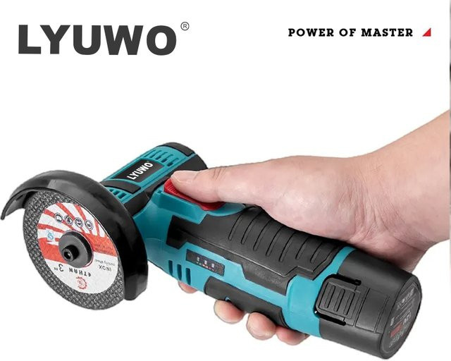 LYUWO Mikro-Winkelschleifer kabelloser Füllschleifer zum Diamantschneiden mit 12 V Akku - Bild 1