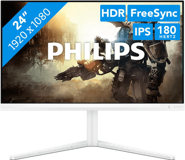 Philips 24M2N3201A/00 Gaming Monitor mit 24 Zoll IPS Display, Full HD, Weiß, HDMI und DisplayPort - Bild 1