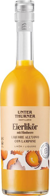 Unterthurner Eierlikör Himbeere, Italien, 20% Vol., 0,5 l - Bild 1