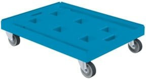E. S. B. Transportroller aus Kunststoff, Blau, B/T: 81,0 x 61,0 cm - Bild 1