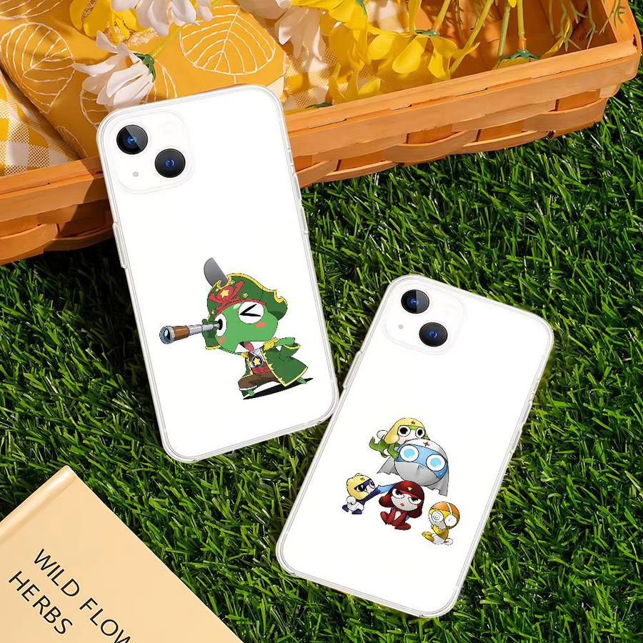 K-Keroro Gunsou Handyhülle für iPhone 11 bis 17 Pro Max, transparente und stoßfeste Schutzhülle - Bild 2
